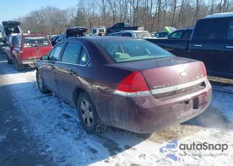 2007 Chevrolet Impala Lt из США, поврежденный, VIN 2G1WT58KX79247605